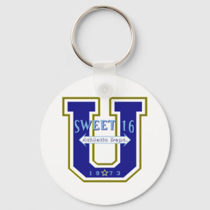 Sweet 16 University Athletic Department Schlüsselanhänger