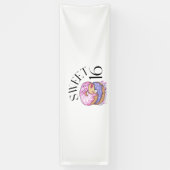 Sweet 16 Vinyl Banner 2,5x8 (Vertikal)