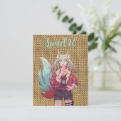 Sweet 16 VTuber Anime Karte (Stehend Vorderseite)