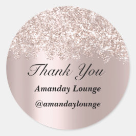 Sweet 16. Wedding Bridal Confetti Danke für die gr Runder Aufkleber