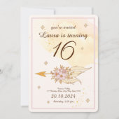 Sweet 16 Wild One Dreamcatcher Tribal Boho Einladung (Vorderseite)