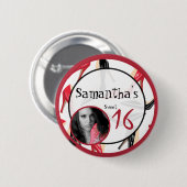 Sweet 16 Womens Shoes High Heel Stillettos Button (Vorne & Hinten)