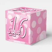 Sweet 16 Word Art | 16. Geburtstag Geschenkschachtel (Rückseite)