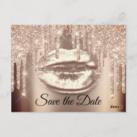 Sweet 16th Bridal Quinceanera Kiss Lips Tropfens R