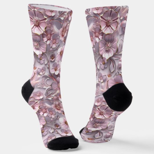 Sweet 3d Cherry Blossoms Socken (Gewinkelt)