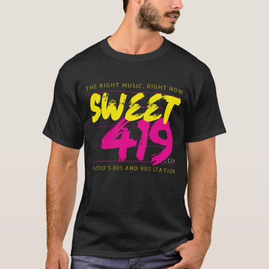 Sweet 419 Retro Toledo Radio T T-Shirt (Vorderseite)