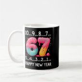 Sweet 67 New Year Countdown 2026 Funny Happy New Y Kaffeetasse (Links)