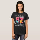 Sweet 67 New Year Countdown 2026 Funny Happy New Y T-Shirt (Vorne ganz)