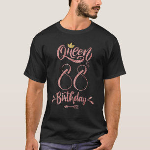 Sweet 88. Geburtstag Frauen Königin Krone 88 Jahre T-Shirt