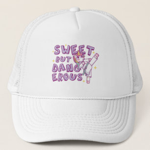 Sweet, aber gefährlich Karate Unicorn Trucker Hat Truckerkappe