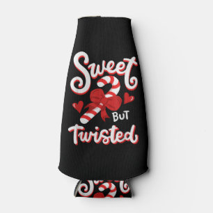 Sweet aber gefickt Funny Weihnachts Candy Cane Xma Flaschenkühler