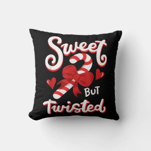 Sweet aber gefickt Funny Weihnachts Candy Cane Xma Kissen