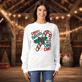 Sweet, aber geflecht Sweatshirt