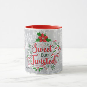 Sweet aber gezwitschert Weihnachts-Tasse Tasse