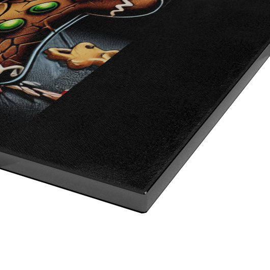 Sweet Aber Psycho Ginger Breadmen Schneidebrett (Ecke)