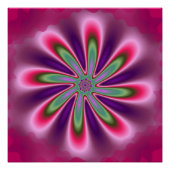 Sweet Abstrakt Blume Fraktal Poster (Vorderseite)