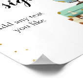 Sweet Adventures signalisiert Reisedusche Custom G Poster (Ecke)