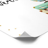 Sweet Adventures signalisiert Reisedusche Dessertt Poster (Ecke)