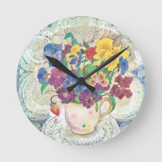 Sweet Afternoon: Luminous Runde Wanduhr