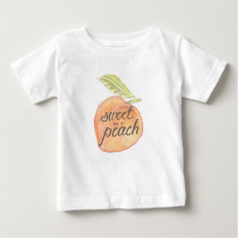 Sweet als Peach Kleinkind Shirt