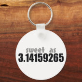 Sweet als Pi Schlüsselanhänger (Vorderseite)