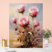 Sweet Alyssum - Impasto Floral Acrylschild (Hochzeit)