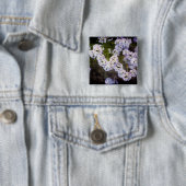 Sweet Alyssum in Grunge Button (Beispiel)