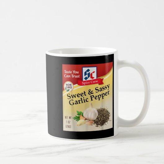 Sweet &amp; Sy Garlic Pepper Condiment Sce Group M Kaffeetasse (Rechts)
