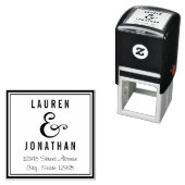 Sweet Ampere und Personalisierte Gummi-Briefmarke Permastempel (Beispiel)