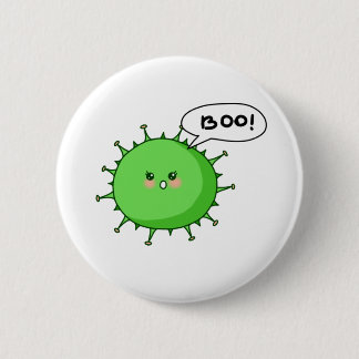 Sweet and Beängstigend Corona virus Boo Button