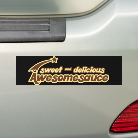 Sweet and Delicious Awesomesauce lustiger Autoaufkleber (Auf Auto)