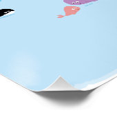 Sweet and Lovely Children World Map Poster (Ecke)