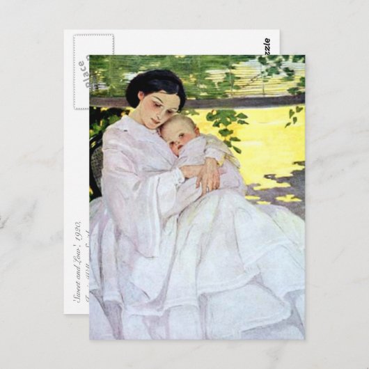 "Sweet and Low" Postkarte (Vorne/Hinten)