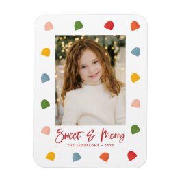 Sweet and Merry Gumdrops Foto Magnet