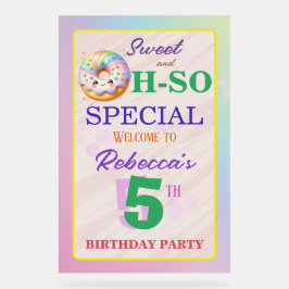 Sweet and Oh-So Special Geburtstag Doughnut Acrylschild