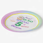 Sweet and Oh-So Special Geburtstag Doughnut Pappteller (Schrägansicht)