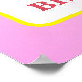 Sweet and Oh-So Special Geburtstag Doughnut Poster (Ecke)