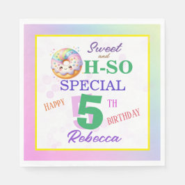 Sweet and Oh-So Special Geburtstag Doughnut Serviette