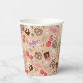 Sweet and Salty Baby Dusche Beige Pappbecher (Links)