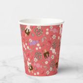 Sweet and Salty Baby Shower Red Pappbecher (Links)