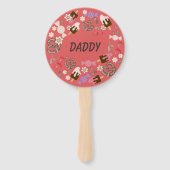 Sweet and Salty Baby Shower Red Set of Fans Fächer (Rückseite)