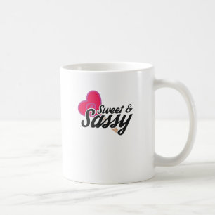 Sweet and Sassy Novelty Quotes Kaffeetasse