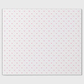 Sweet And Soft Pink Petite Hearts Geschenkpapier (Flach)