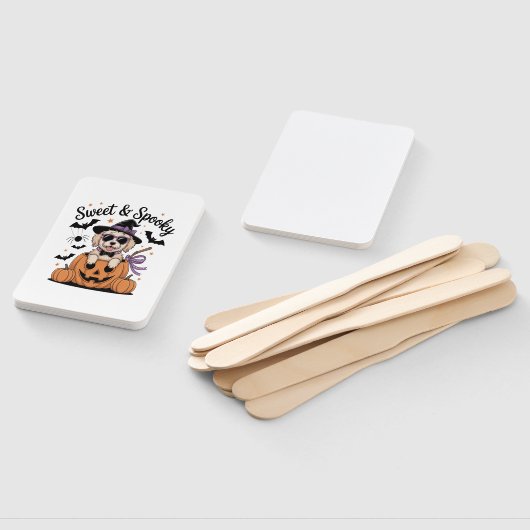 Sweet and Spooky Dog Halloween Fächer (Non-assembled)