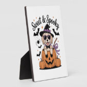 Sweet and Spooky Dog Halloween Fotoplatte (Seite)