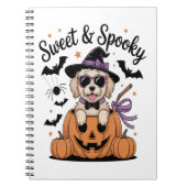 Sweet and Spooky Dog Halloween Notizblock (Vorderseite)