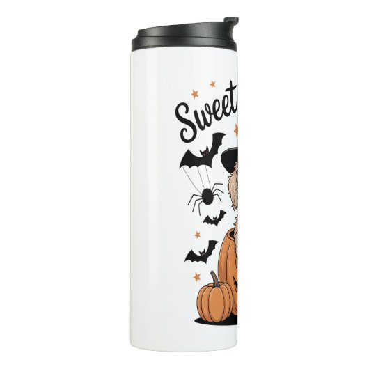 Sweet and Spooky Dog Halloween Thermosbecher (Nach links gedreht)