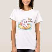 Sweet and Spooky Pastel Ghost T-Shirt (Vorderseite)