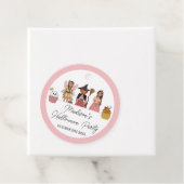 Sweet and Spooky Pink Halloween Kostüm Party Geschenkanhänger (Beispiel)