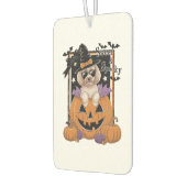 Sweet and Spooky Poodle and Pumpkin Autolufterfrischer (Links)